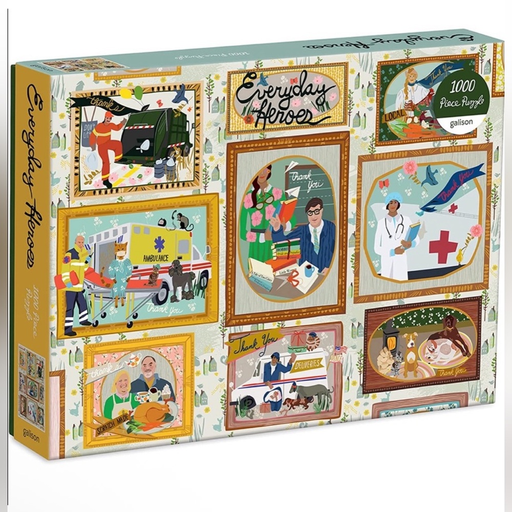 NWT Everyday Heroes 1000 Piece Puzzle by Galison NEW Sealed
